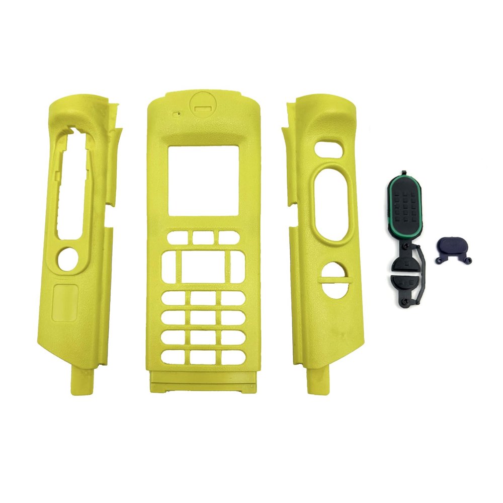 APX Series Replacement Housing Case Kit for APX8000 APX6000 M3 Radios | Shockproof Dustproof Protective Cover with Full-Keypad Access & Industrial-Grade Communication Equipment Parts (Yellow)
