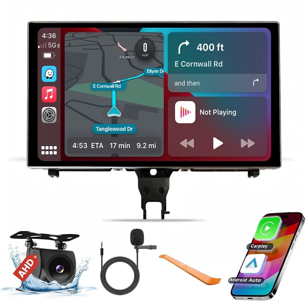 for Audi A6 A6L C7 A7 2012-2015 9" Octa Core 4G+32G Car CarPlay Android Auto Navigation Android Stereo GPS Radio Display IPS Touchscreen Headunit Tablet Media Player