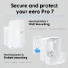 Wall Mount for eero Pro 7 Tri-band Mesh Wi-Fi 7 Router  Space-Saving Holder with Cable Management, Easy to Install Includes Screws, Compatible Only with eero Pro 7 for Wall & Outlet Mounting (3 Pack) view 3