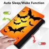 Case for All-New Amazon Fire HD 10 and 10 Plus Tablet (13th/11th Generation, 2023/2021 Release),360 Degree Rotating Stand Smart Protective Cover Case,Black Bat view 4