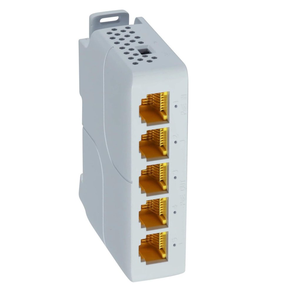 PoE Extender 1 in 4 Out, 5 Port Gigabit POE Extender 100/1000Mbps, Extends Additional 100m(330ft) Accessory