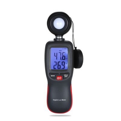 Digital Light Meter LCD Display Handheld Light Meter Mini Light Meter Photometer with Max/Min/Data Mode Light Sensor