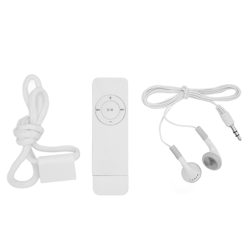 MP3 Players Portable Music Player with Ultra Compact Design, 64GB Memory Support for Audiobooks (White)