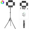 YUYUFA RGB LED Video Light Photography 0-360 Full Color Fill Lighting Lamp Panel CRI95+ 3000-6500K for Shooting Live Streaming(E) view 2