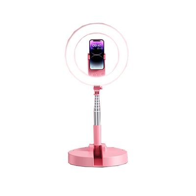 YUYUFA Charging Live Fill Light Mobile Phone Bracket Desktop on The Ground Camera Outdoor Photography(D)