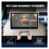 10.1INCH Car Headrest Monitor Support Games USB/SD/HDMI/Headphone/FM/CD/VCD MP5 DVD Tablet Video Player 1024 * 600 HD Touch Button view 2