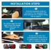 10.1INCH Car Headrest Monitor Support Games USB/SD/HDMI/Headphone/FM/CD/VCD MP5 DVD Tablet Video Player 1024 * 600 HD Touch Button view 3