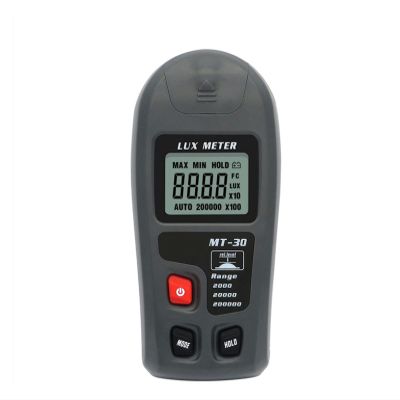 Light Meter 0~200,000lux Range Light Meter Pocket Design Light Meter Lux/fc Light Meter Tester Environmental Test Gray