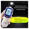 Light Meter 0~200,000lux Range Light Meter Pocket Design Light Meter Lux/Fc Light Meter Tester Environmental Test Gray view 4