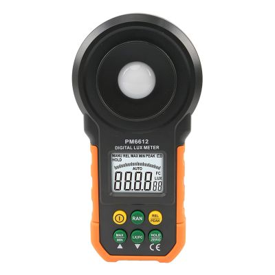 Light Meter Photography Digital Light Meter Integrated Light Meter Handheld Light Meter PM6612L/PM6612 Lux/Fc Light Meter Environmental Tester(Pm6612)