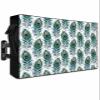 DOME-SPACE Abstract Peacock Feathers Outdoor TV Cover for Outside Flat Screen Televisions, Bohemian Green Bird Weatherproof TV Screen Protector with Zipper for 70 to 75 Inch Screens view 1