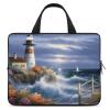 Laptop Case Waterproof Portable Case, Lighthouse Diamond Painting Printed Laptop Bag for Lenovo, HP, Dell, Asus Laptops, Great Gift for Men and Women view 1