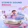 awatrue Kids Headphones, 74/85dB Safe Volume Limit, Stereo Sound, Wired On-Ear Headphones for Kids Boys Girls, 3.5mm Jack for Tablet, iPad, Kindle, YOTO Player, Airplane Travel, Pink view 2