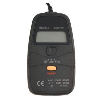 Light Meter Digital Illuminator, High Precision 0~50,000LUX Light Meter with Independent Photodetector