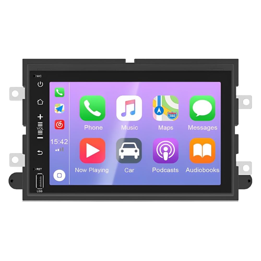 7 Inch IPS Touchscreen Car Stereo Radio for Ford F150 F250 F350 2004-2014, Android 13 Double Din Car Radio Stereo with Wireless CarPlay Andriod Auto, Bluetooth, GPS, HiFi, SWC,WiFi,FM,GPS Navigation