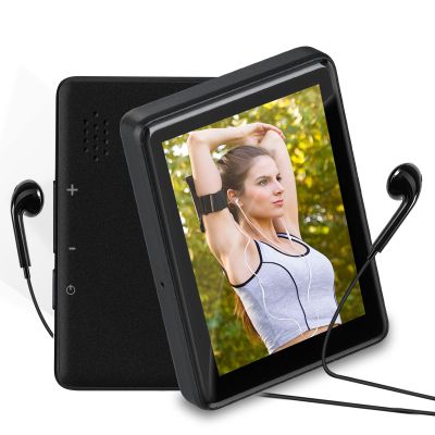 Bluetooth MP3 Player with Touch Screen, Skybess 32GB Portable MP3 Players with TF Card Slot, HiFi Lossless MP3 Music Player with Speaker, FM Radio, Video, Recorder, Alarm Clock, 2.4" Full Screen