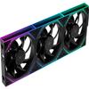 Thermalright TL-M12Q X3 120mm PC Case Fans, 2000RPM High Airflow, ARGB Daisy-Chain, Infinity-Mirror Lighting, 3-Pack view 1