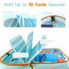 amiumuca Yoto Player Case Large Capacity - Waterproof Travel bag Holds 40+ Yoto Cards, Compatible with Yoto Player 3rd Gen& Headphone Accessories (Case Only) (green) view 3