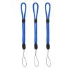 PATIKIL Camera Wrist Strap, 3Pcs Adjustable Nylon Phone Wristlet Straps Lanyard String for Camera Keys Keychain Phone USB Wallet, Pure Dark Blue view 1