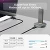 SUITOK M.2 NVMe SSD Reader External, 10Gbps M2 to USB Adapter for Both M 2 (M Key, B+M Key) NVMe and SATA NGFF SSD Dock, Size for 22110 2280 2260 2242 2230 Drive Round Docking - Aluminum Alloy view 4