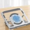 Adjustable Aluminum Laptop Stand With Cooling Fan For 22in Laptop Portable Notebook Coolers Effective Heat Dissipation view 2