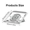 Adjustable Aluminum Laptop Stand With Cooling Fan For 22in Laptop Portable Notebook Coolers Effective Heat Dissipation view 3