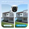 MOES Outdoor Solar Powered 4G LTE Security Camera with Built-in VSIM Card, Wireless Surveillance for Remote Areas, No WiFi Required, No Monthly Data Fees view 3