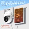 MOES Outdoor Solar Powered 4G LTE Security Camera with Built-in VSIM Card, Wireless Surveillance for Remote Areas, No WiFi Required, No Monthly Data Fees view 4