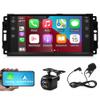 Bobuluo 7Inch Car Stereo Radio Compatible for Epica 2006-2011, 2 Din Android 13 Touch Screen with Built-in CarPlay Android Auto GPS Navigation Support FM/SWC/Bluetooth/Rear Camera view 1