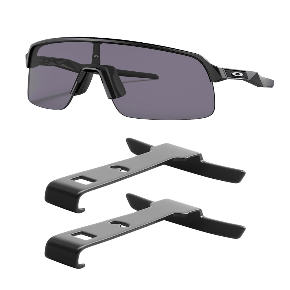 Kygear 2 Pairs Black Replacement Wicket for Oakley Sutro Lite OO9463 OO9463A/Sutro Lite Sweep OO9465/Sutro Lite Sweep Vented