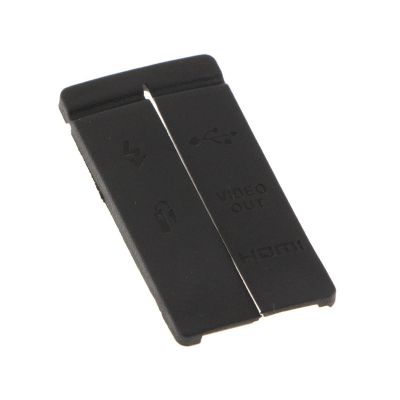 Replacement USB HD AV Video Out MIC Rubber Door Cover Part for Canon 50D Black Camera Accessory