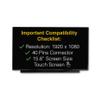 LCDBros Screen for LP156WFD(SP)(K2) 40 Pins Touch Screen Replacement FHD 1920 x 1080 LCD LED Display with Tools & Tape view 3