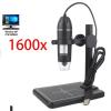 JOEBO Microscope Kit 1600X USB Digital Microscope 8 LEDs Electronic Microscope Zoom Camera Magnifier Microscope Lens Adapters(A,500X) view 2