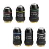 JOEBO Microscope Kit 195 Black Achromatic Objective 4X 10X 20X 40X 60X 100X Microscope Objective Lens Microscope Lens Adapters(1 Sets) view 1