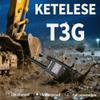 KETELESE T3G Heavy Duty Walkie Talkies Type-C Rechargeable, IP67 Waterproof 2 Way Radios with Earpiece, Adapter, Dock, PTT Group, NOAA, VOX, 6 Pack Walkie Talkie for Adult Black/Grey view 2