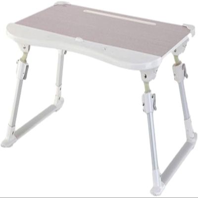 Adjustable Laptop Table for Bed  Portable Folding Desk Riser, Multi-Functional Notebook Stand, Ergonomic Tray for Bed, Sofa, and Floor(Khaki,65 * 46)