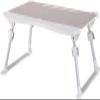 Adjustable Laptop Table for Bed  Portable Folding Desk Riser, Multi-Functional Notebook Stand, Ergonomic Tray for Bed, Sofa, and Floor(Khaki,65 * 46) view 1