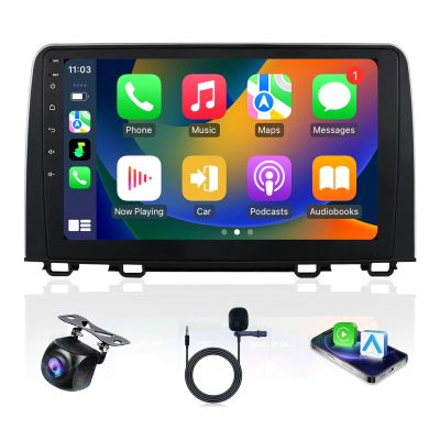 10.1 inch Car Radio for Honda CRV 2017 2018 2019 2020 2021 Upgrade Stereo Radio Replacement with CarPlay Touch Screen Android Auto Bluetooth GPS WiFi Backup Camera 8Core 4+64G