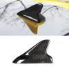 BLAKAYA Compatible with Chevrolet Camaro 2010-2015 Antenna Cover Shark Fin Trim Hood Real Carbon Fiber Automotive Roof Aerials (Black) view 1