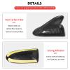 BLAKAYA Compatible with Chevrolet Camaro 2010-2015 Antenna Cover Shark Fin Trim Hood Real Carbon Fiber Automotive Roof Aerials (Black) view 4