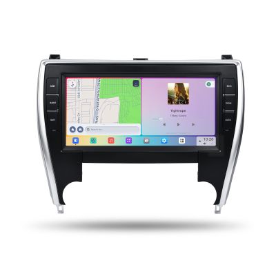 10.33'' Car Radio for Toyota Camry 2015 2016 2017, with Carplay & Android Auto, Android 13 QLED Display, BT 5.0, 4GLTE/5G WiFi, DTS, Vivid 13, Gyroscope, 8+256GB Stereo