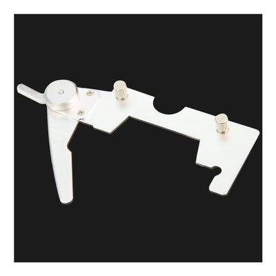 Microscope Kit Microscope Stainless Steel Specimen Presser Holder Biological Microscope Double-Layer Mechanical Stage Mobile Platform Specimen Presser Holder Slides Clips Microscope Lens Adapters