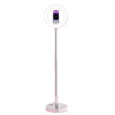 YUYUFA Charging Live Fill Light Mobile Phone Bracket Desktop on The Ground Camera Outdoor Photography(D)