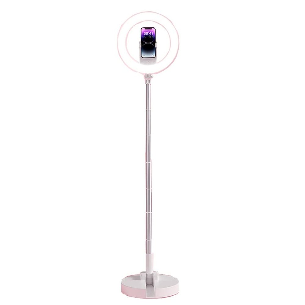 YUYUFA Charging Live Fill Light Mobile Phone Bracket Desktop on The Ground Camera Outdoor Photography(D)