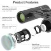 8x21 Binoculars for Adults Compact, Mini Binoculars for Adults Kids Bird Watching Hiking Wildlife Hunting Portable Pocket Size Fogproof Waterproof Binoculars Telescope for Travelling view 2