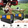 5000W Pure Sine Wave Power Inverter 12V/24V/48V/60V/72V DC to 110V/220V AC Converter Solar Power Inverter for RV Truck Camping,72V to 220V 50Hz view 2