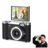 4K Foldable Screen Student Camera, 4K Digital Camera for Photography with 2.4" Flip Screen, 100W Vlogging Cameras for YouTube, HD WiFi Compact Cameras (Black, Camera Body Only) view 1