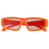 MECCANIXITY 4pcs Polarized 3D Viewing Glasses, Passive Circular 3D Glasses for Anaglyph Movie Cinema Game TV Photo Projector Orange view 1
