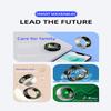 WFGLH Black,10, Aluminium Alloy Smart Health Ring, Waterproof Sports Ring, IP68 Waterproof, Compatible with iPhone and Android, Suitable for Sports Enthusiasts view 4