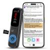 128GB (9360Hours) Digital Voice Recorder with APP, MDalong Portable Audio Recorder with Transcribe & Summarize, 3072kbps HD Recorder Device with Speaker, Recording Device with Playback, Black view 1